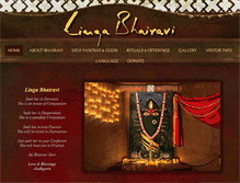 Tablet Screenshot of lingabhairavi.org